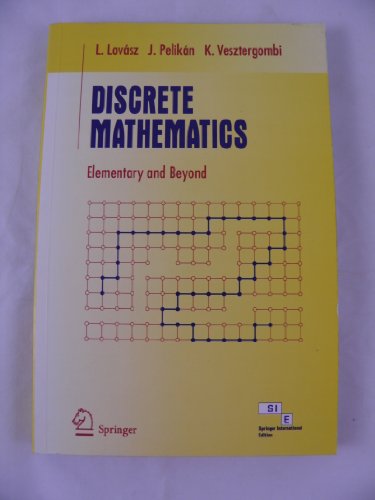 Stock image for Discrete Mathematics Elementary and Beyond International Edition for sale by dsmbooks