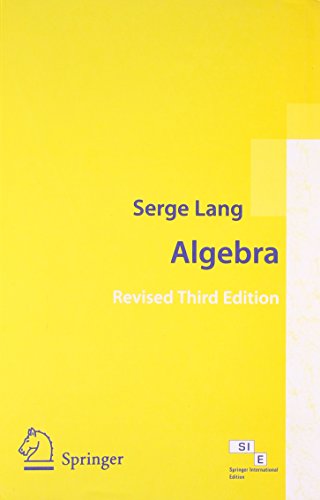 Algebra (9788181281418) by Serge Lang