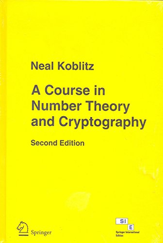 Stock image for A Course in Number Theory and Cryptography, 2e for sale by My Dead Aunt's Books