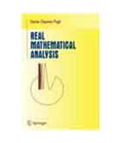 Real Mathematical Analysis - Pugh