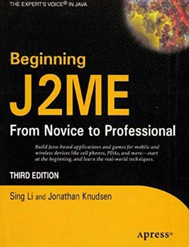 9788181282927: Beginning J2ME: From Novice to Professional