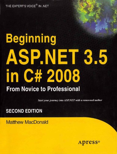 9788181288684: Beginning ASP.NET 3.5 in C# 2008: from Novice to Professional