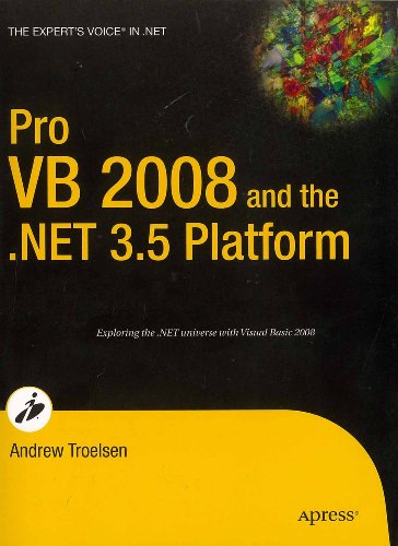 9788181289780: Pro VB 2008 and the .NET 3.5 platform, 3ed