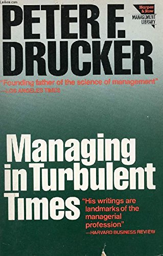 Stock image for Managing In Turbulent Times for sale by Wonder Book