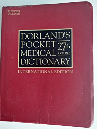 Stock image for Dorland's Pocket Medical Dictionary for sale by HPB-Diamond
