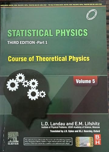 Stock image for Course Of Theoretical Physics Vol. 5 Statistical Physics 3Ed Part 1 for sale by Books in my Basket