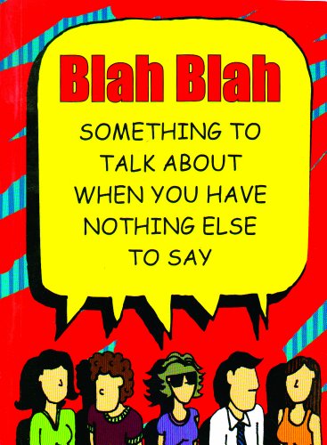 Imagen de archivo de Blah Blah a la venta por Books Puddle