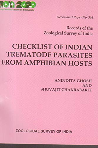 9788181713421: Checklist of Indian Trematodes Parasites from Amphibian Hosts