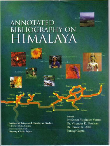 Imagen de archivo de Annotated Biobliography on Himalaya a la venta por Books in my Basket