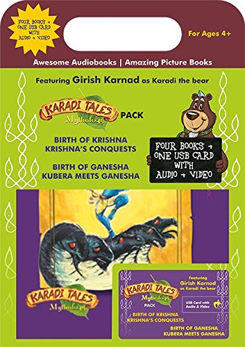 Stock image for Birth of Krishna /Krishna Conquest /Birth of Ganesh /Kbers meets Ganesh+ Animated Video of the 4 sto for sale by dsmbooks