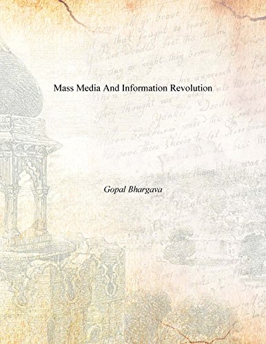 Imagen de archivo de Mass Media and Information Revolution a la venta por Books Puddle