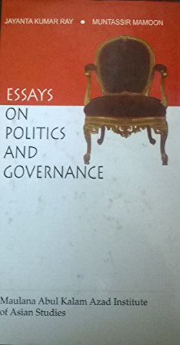Beispielbild fr Essays on Politics & Governance zum Verkauf von Book Deals