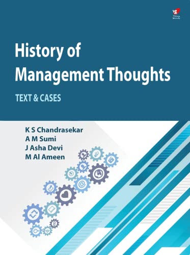 Stock image for History Of Management Thoughts for sale by Books in my Basket