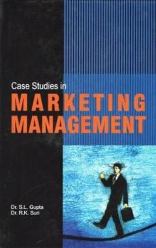 9788182742901: Case Study in Marketing Management