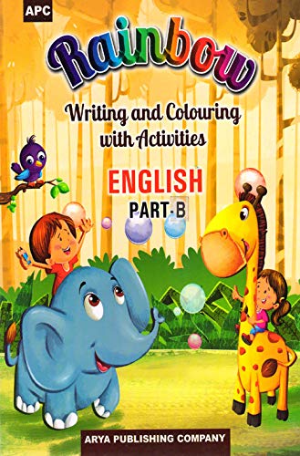 Stock image for Rainbow Writing and Colouring with Activities ENGLISH Part - B for sale by dsmbooks