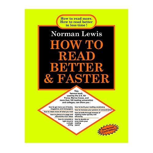 Beispielbild fr How to Read Better & Faster zum Verkauf von Better World Books