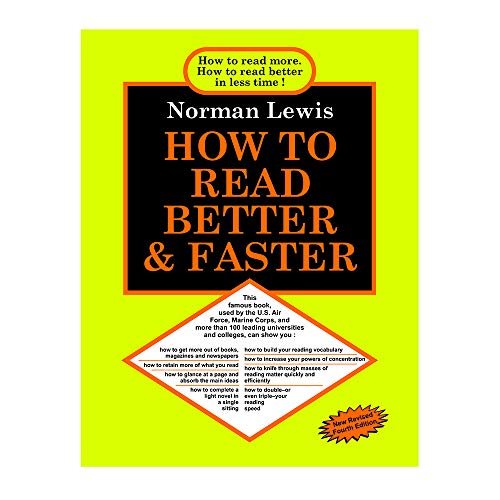 9788183070768: How to Read Better & Faster
