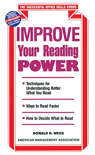 Beispielbild fr Improve Your Reading Power zum Verkauf von GF Books, Inc.