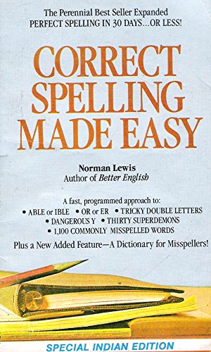 9788183071420: Correct Spelling Made Easy