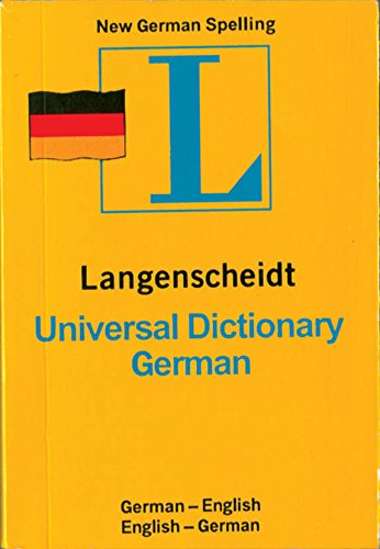 Stock image for Langenscheidt Universal Dictionary German for sale by dsmbooks