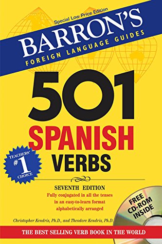 Imagen de archivo de Barrons 501 Spanish Verbs a la venta por GF Books, Inc.