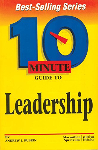 9788183073363: 10 Minute Guide to Leadership