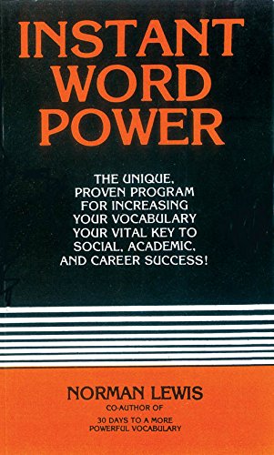 9788183073707: Instant Word Power [Paperback] [Jan 01, 2011] Norman Lewis