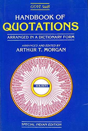 Stock image for Handbook Of Quotations for sale by ThriftBooks-Dallas