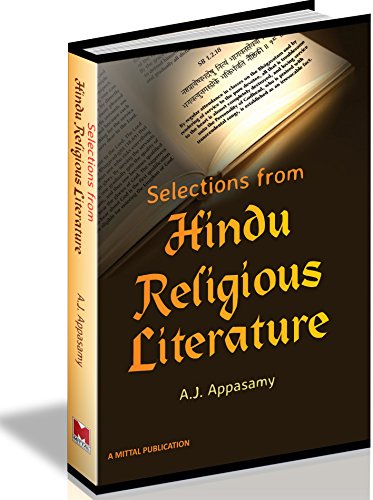 Imagen de archivo de Selections From Hindu Religious Literature a la venta por Books Puddle