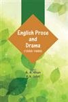 9788183294447: English Prose and Drama (1550-1660)