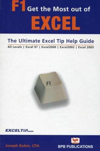 F1 Get the Most out of Excel: The Ultimate Excel Tip Help Guide