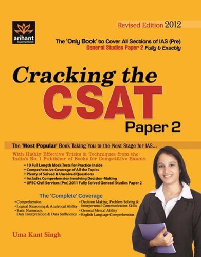 Imagen de archivo de Cracking the CSAT Paper-2 a la venta por HPB-Red