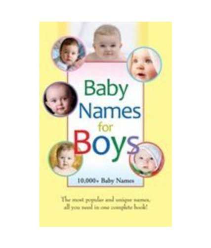 Stock image for Baby Names for Boys for sale by Books Puddle