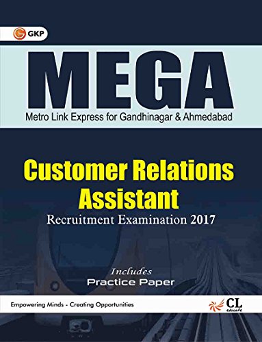 Stock image for MEGA Metro Link Express for Gandhinagar and Ahmedabad Co. Ltd. Recruitment Examination for sale by Books Puddle