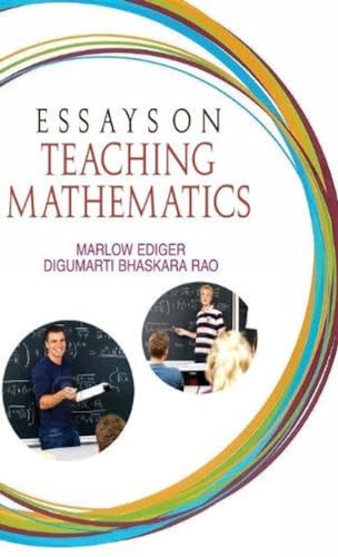 Imagen de archivo de Essays on Teaching Mathematics a la venta por Books Puddle