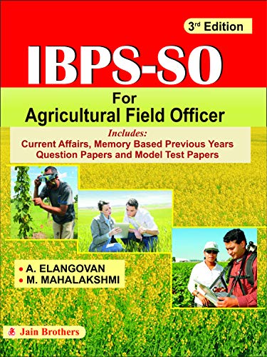 Stock image for IBPS-SO for Agricultural Field Officer for sale by Books Puddle