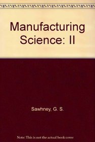 9788183711913: Manufacturing Science: II