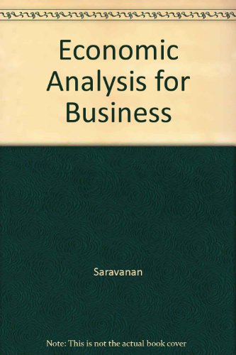 Stock image for Economics Analysis for Business for sale by Majestic Books