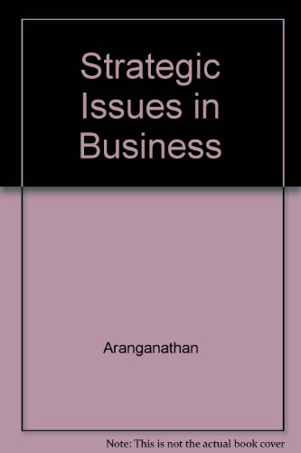 Stock image for Strategies Issues in Business for sale by Majestic Books