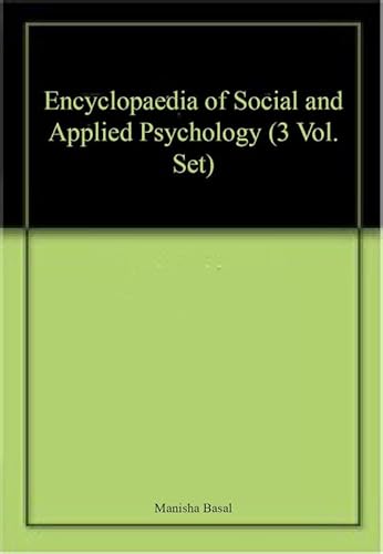 Stock image for Encyclopaedia of Social and Applied Psychology for sale by Books Puddle