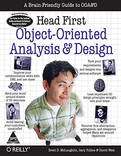 Stock image for Head First Object-Oriented Analysis & Design [Dec 01, 2006] Brett D. McLaughlin for sale by HPB-Red