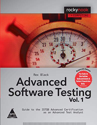 Stock image for Advanced Software Testing: v. 1 [Dec 01, 2009] Rex Black for sale by Mispah books