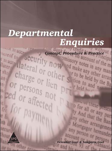 Stock image for Departmental Enquiries: Concept, Procedure & Practice for sale by GF Books, Inc.