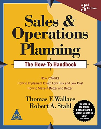 9788184047394: SALES & OPERATION PLANNING 3/ED THE HOW TO HANDBOOK