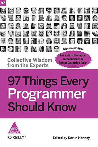 9788184049510: 97 Things Every Programmer Should Know