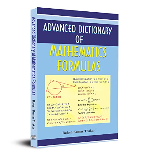 Imagen de archivo de Advanced Dictionary of Mathematics Formulas a la venta por Books Puddle