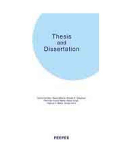 9788184450293: Thesis and Dissertation