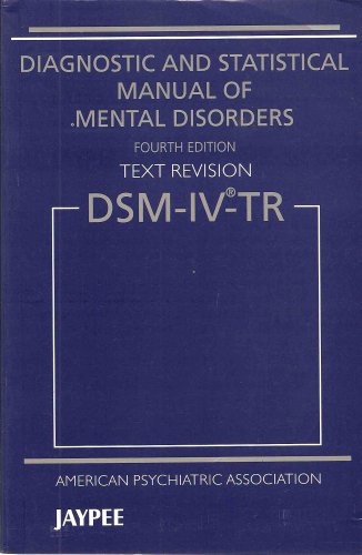 9788184485424: Title: Diagnostic and Statistical Manual of Mental Disord