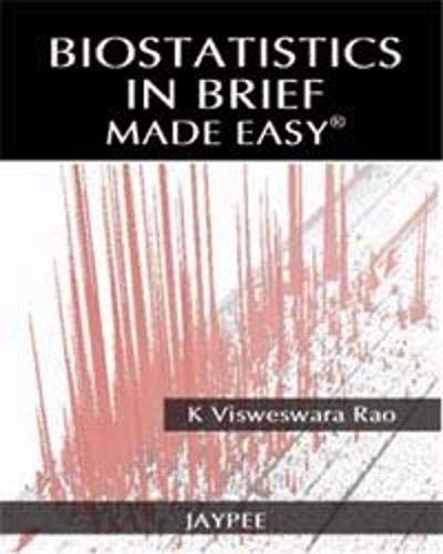 9788184487602: Biostatistics in Brief Made Easy