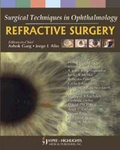 Beispielbild fr Surgical Techniques in Ophthalmology: Refractive Surgery zum Verkauf von Buchpark